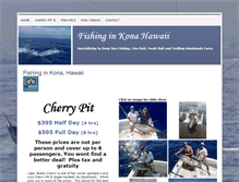 Tablet Screenshot of fishingchartersinkona.com